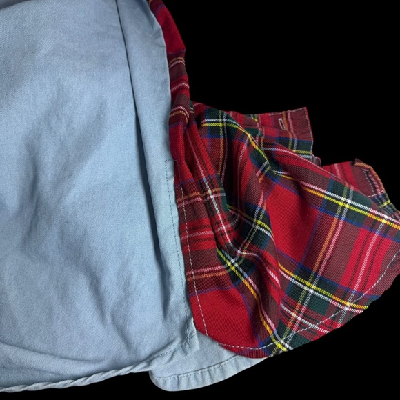 Misguided Denim/Cotton Women's Mixed Media Curved Hem Button down Shirt Sz 0 - Picture 4 of 6